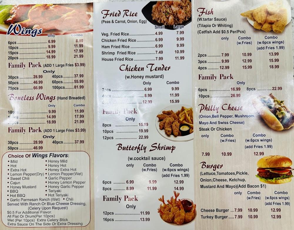 Wings House At Covington Menu image 1